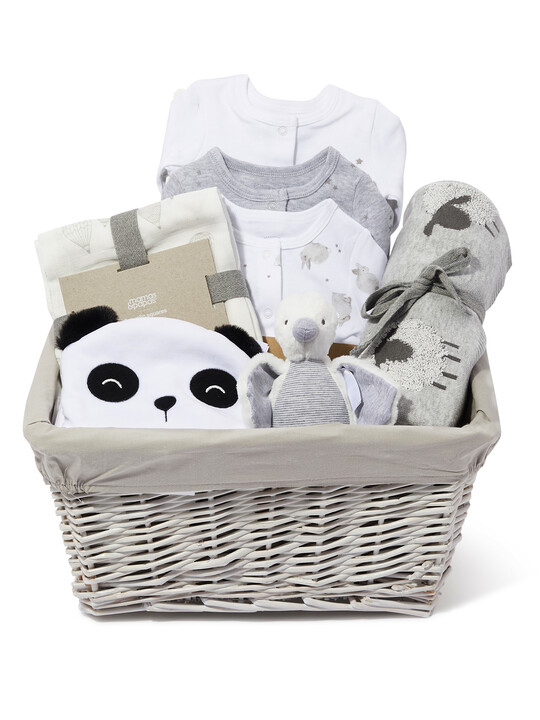 Baby Gift Hamper – 5 Piece with Bunny Sleepsuit image number 1